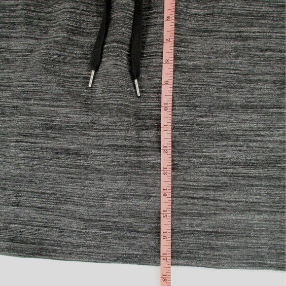 XXL Daily Ritual Womens Terry Cotton Modal Drawstring Sweatshirt Skirt Charcoal - Picture 3 of 6